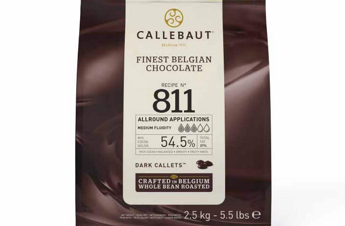 Шоколад темный 54,5% Callebaut 811 (2,5 кг)
